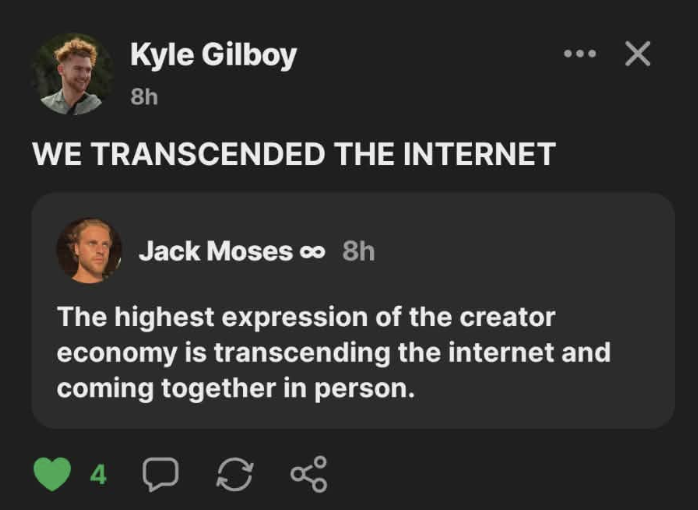 A 2026 summit attendee's social post